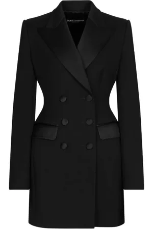 Dolce & Gabbana Dames, Jassen, Zwart, Maat: S Wol
