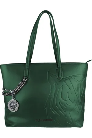 Philipp Plein Dames, Tassen, Groen, Maat: ONE Size Leer