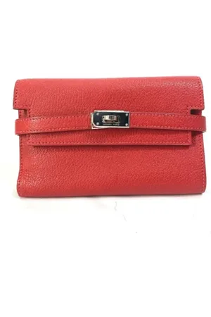 Hermès Dames, Pre-owned, Rood, Maat: ONE Size Leer