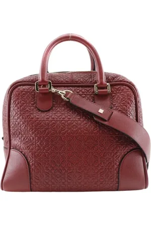 Loewe Dames, Pre-owned, Rood, Maat: ONE Size Leer