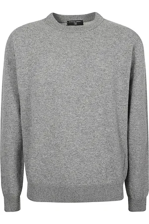 Daniele Fiesoli Heren, Truien, Grijs, Maat: 2XL Katoen