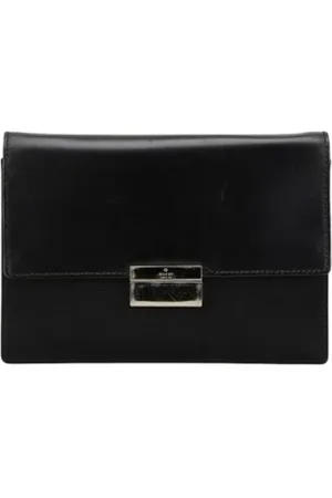 Gucci Dames, Pre-owned, Zwart, Maat: ONE Size Leer