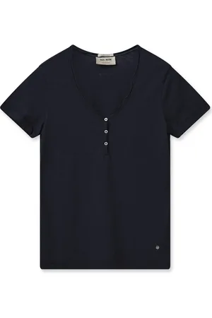 Mos Mosh Dames, Tops, Blauw, Maat: L Katoen