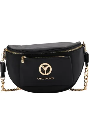 Carlo Colucci Unisex, Tassen, Zwart, Maat: ONE Size