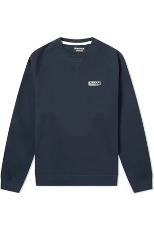 Barbour Heren, Sweatshirts & Hoodies, Blauw, Maat: L Katoen