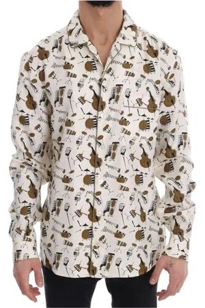 Dolce & Gabbana Heren, Overhemden, Veelkleurig, Maat: M Zijde