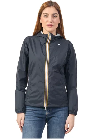 K-Way Dames, Jassen, Blauw, Maat: XS Nylon