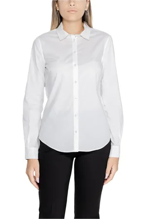 ALVIERO MARTINI 1A CLASSE Dames, Blouses & Shirts, Wit, Maat: 2XL Katoen