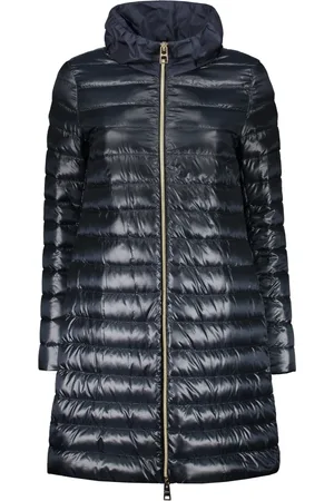 HERNO Dames, Mantels, Blauw, Maat: S Polyamide