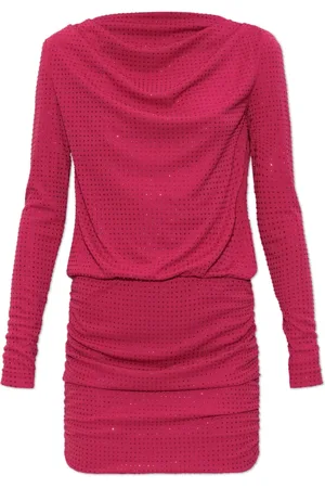 VERSACE Dames, Jurken, Roze, Maat: M Poliester