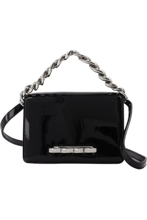 Alexander McQueen Dames, Tassen, Zwart, Maat: ONE Size Leer