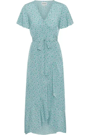 American Dreams Dames, Jurken, Groen, Maat: L Voile