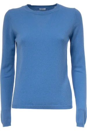 Aspesi Dames, Truien, Blauw, Maat: L Kasjmier
