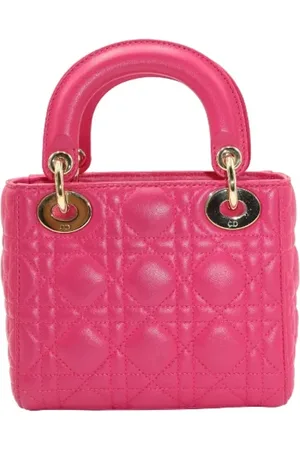 Dior Dames, Pre-owned, Roze, Maat: ONE Size Leer