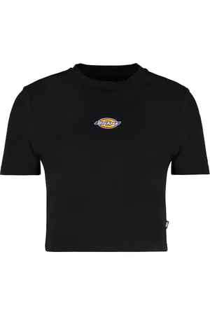 Dickies Dames, Tops, Zwart, Maat: M Katoen