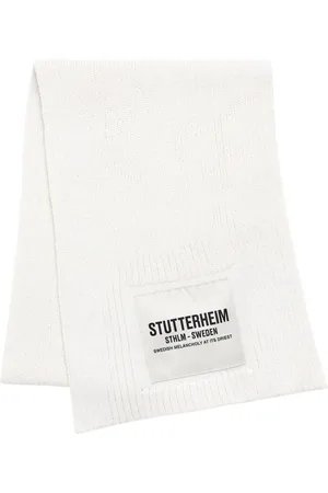 Stutterheim Unisex, Accessoires, Wit, Maat: ONE Size Wol