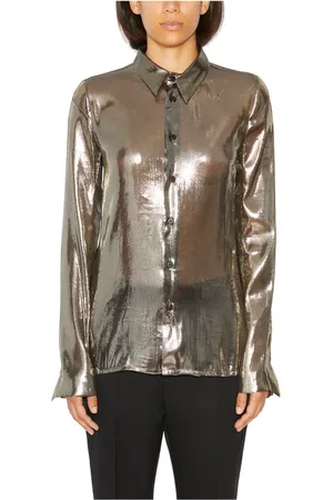 SAPIO Dames, Blouses & Shirts, Geel, Maat: XS Zijde