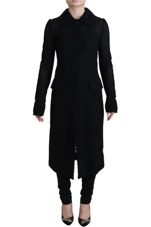 Dolce & Gabbana Dames, Jurken, Zwart, Maat: XS Katoen