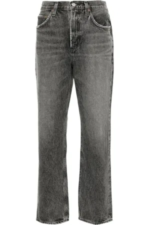 AGOLDE Dames, Jeans, Grijs, Maat: W33 Denim