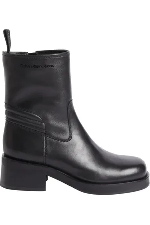 Calvin Klein Dames, Schoenen, Zwart, Maat: 36 EU Leer