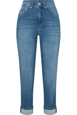 Mac Dames, Jeans, Blauw, Maat: XS