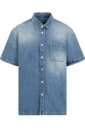 Givenchy Heren, Overhemden, Blauw, Maat: M Katoen