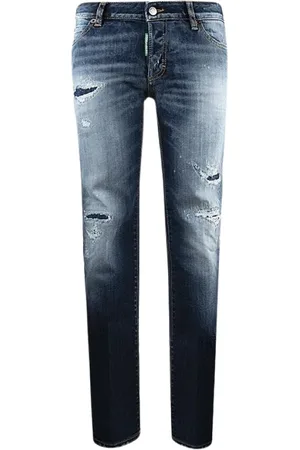 Dsquared2 Heren, Jeans, Blauw, Maat: W40 Denim