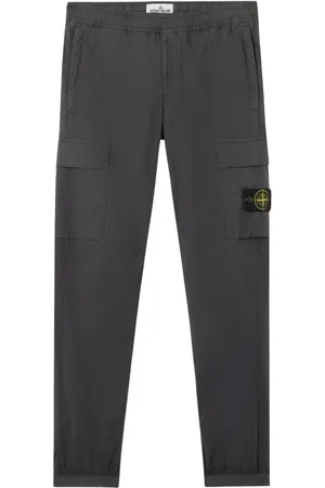 Stone Island Heren, Broeken, Zwart, Maat: W32 Katoen