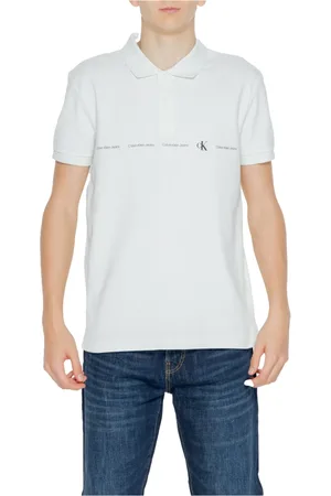 Calvin Klein Heren, Tops, Wit, Maat: S Katoen
