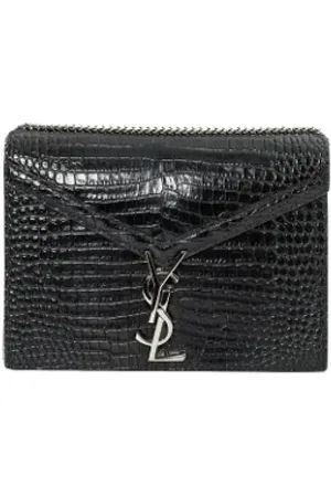 Saint Laurent Dames, Pre-owned, Zwart, Maat: ONE Size Leer