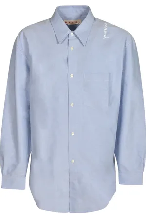 Marni Heren, Overhemden, Blauw, Maat: M