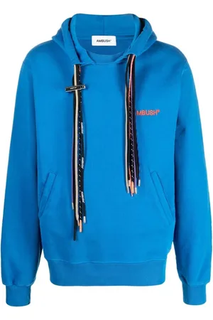 AMBUSH Heren, Sweatshirts & Hoodies, Blauw, Maat: M Katoen