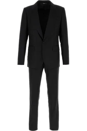 Dolce & Gabbana Heren, Pakken, Zwart, Maat: S Wol