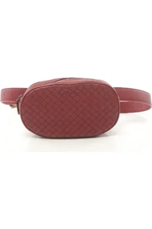 Bottega Veneta Dames, Pre-owned, Rood, Maat: ONE Size Leer