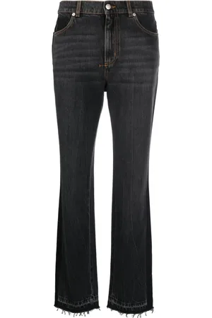 Alexander McQueen Dames, Jeans, Zwart, Maat: W25 Katoen
