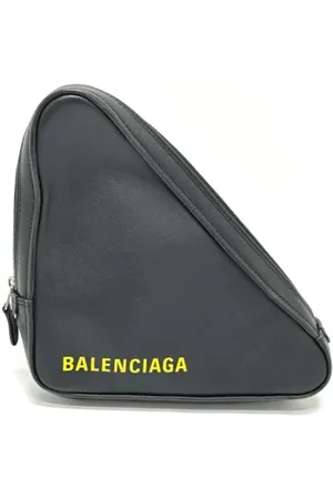 Balenciaga Heren, Pre-owned, Zwart, Maat: ONE Size Leer