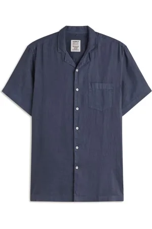 ECOALF Heren, Overhemden, Blauw, Maat: L Linnen