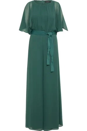 Vera Mont Dames, Jumpsuits & Playsuits, Groen, Maat: 3XL Chiffon