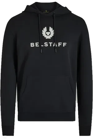Belstaff Heren, Sweatshirts & Hoodies, Zwart, Maat: S Katoen