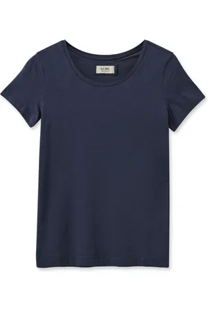 Mos Mosh Dames, Tops, Blauw, Maat: S Katoen