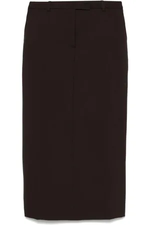 OFFICINE GENERALE Dames, Rokken, Bruin, Maat: M Wol