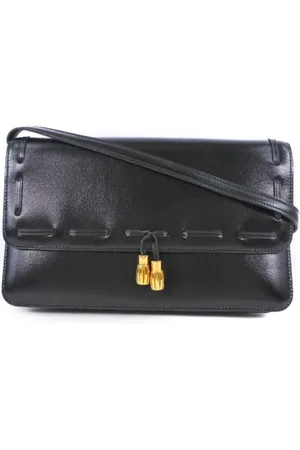 Hermès Dames, Pre-owned, Zwart, Maat: ONE Size Leer