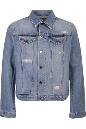 14 BROS Heren, Jassen, Blauw, Maat: L Katoen