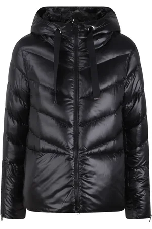 HERNO Dames, Jassen, Zwart, Maat: L Nylon