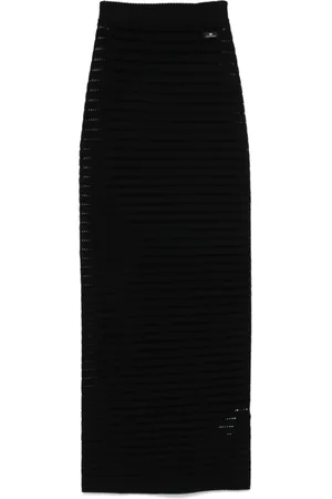 Elisabetta Franchi Dames, Rokken, Zwart, Maat: M