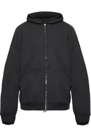 Balenciaga Heren, Sweatshirts & Hoodies, Grijs, Maat: L Katoen