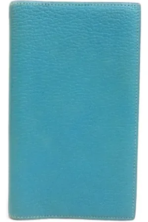 Hermès Dames, Pre-owned, Blauw, Maat: ONE Size Leer