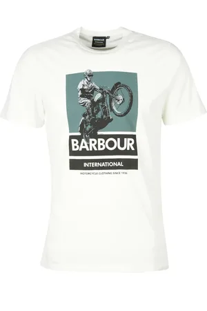 Barbour Heren, Tops, Wit, Maat: 2XL Katoen