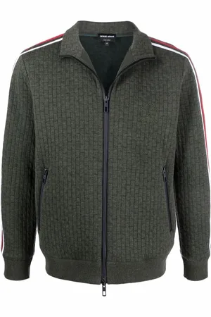 Giorgio Armani Heren, Sweatshirts & Hoodies, Groen, Maat: L Katoen
