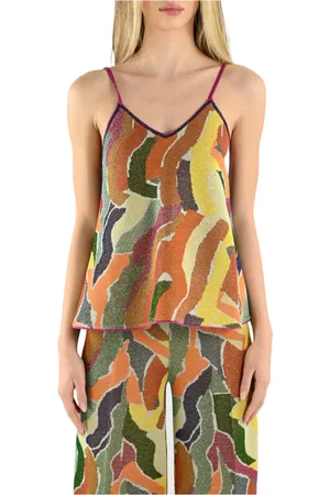 CIRCUS HOTEL Dames, Tops, Veelkleurig, Maat: XS Viscose